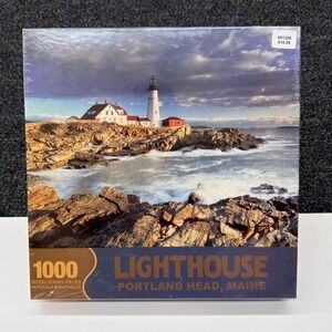 Springbok 1000 Piece Jigsaw Puzzle Portland Head Maine Lighthouse 1JIG10280 NEW